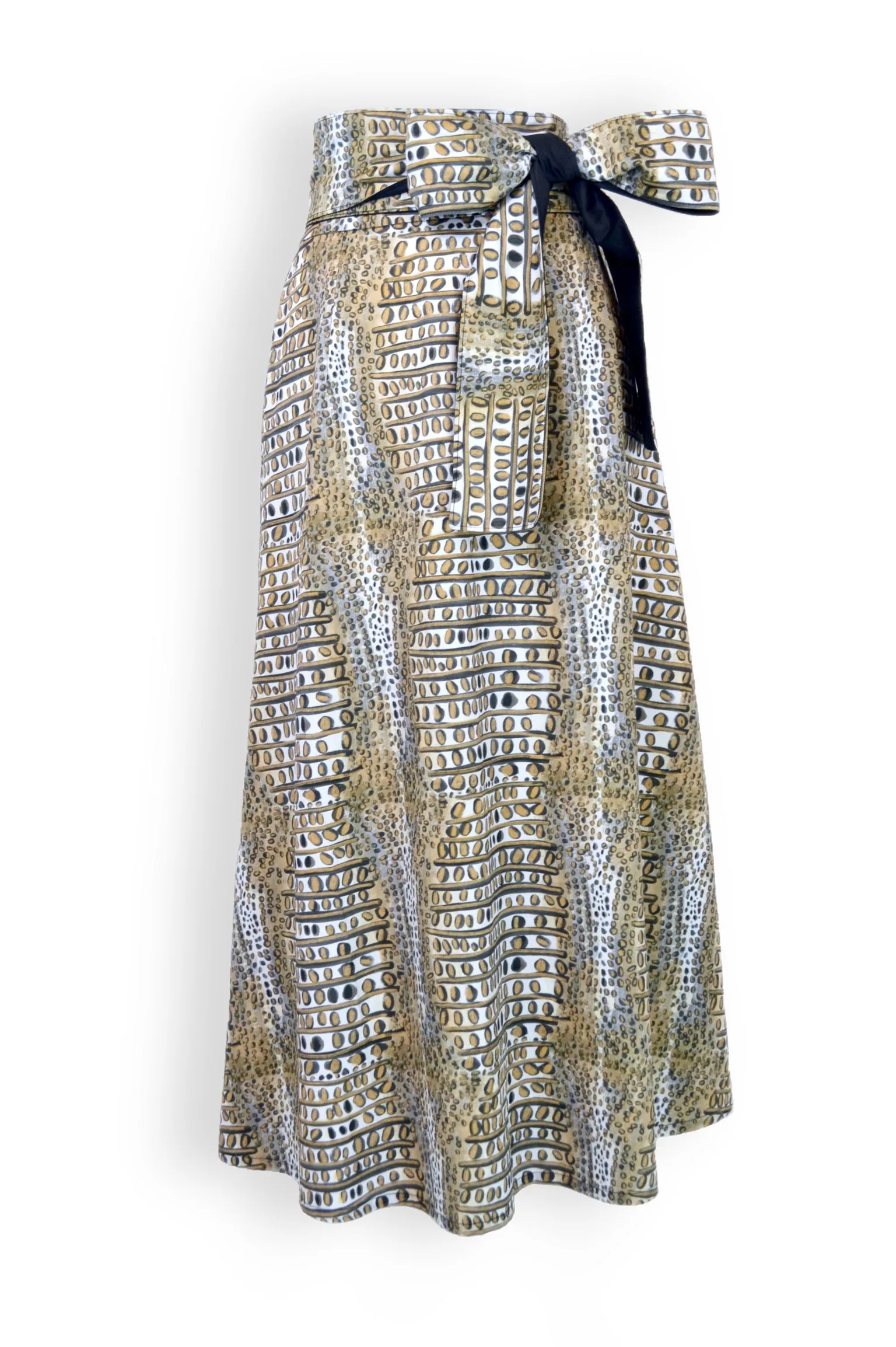 DeBordieu Skirt in Neutral Gator