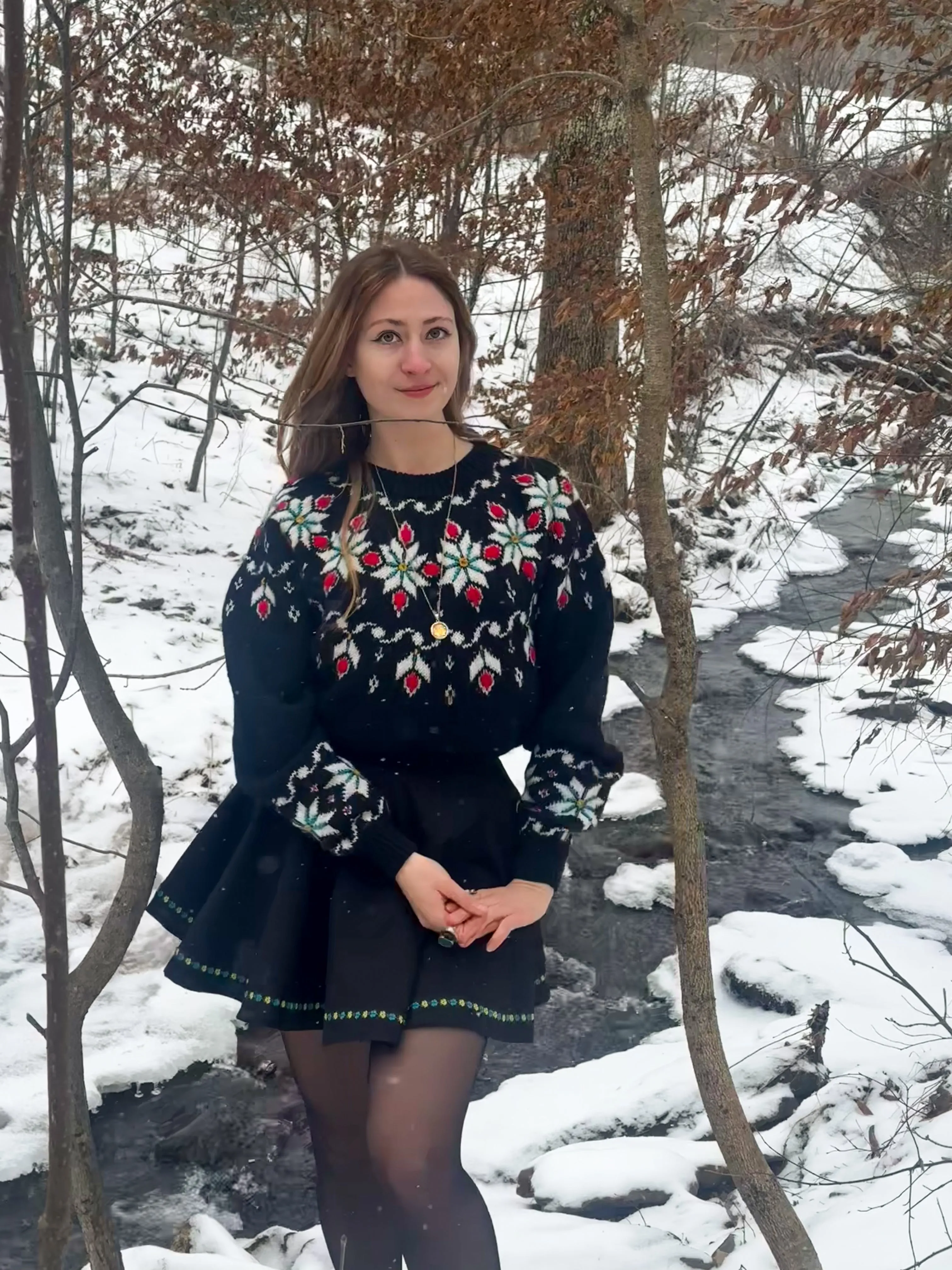 Deerfield Skirt in Onyx