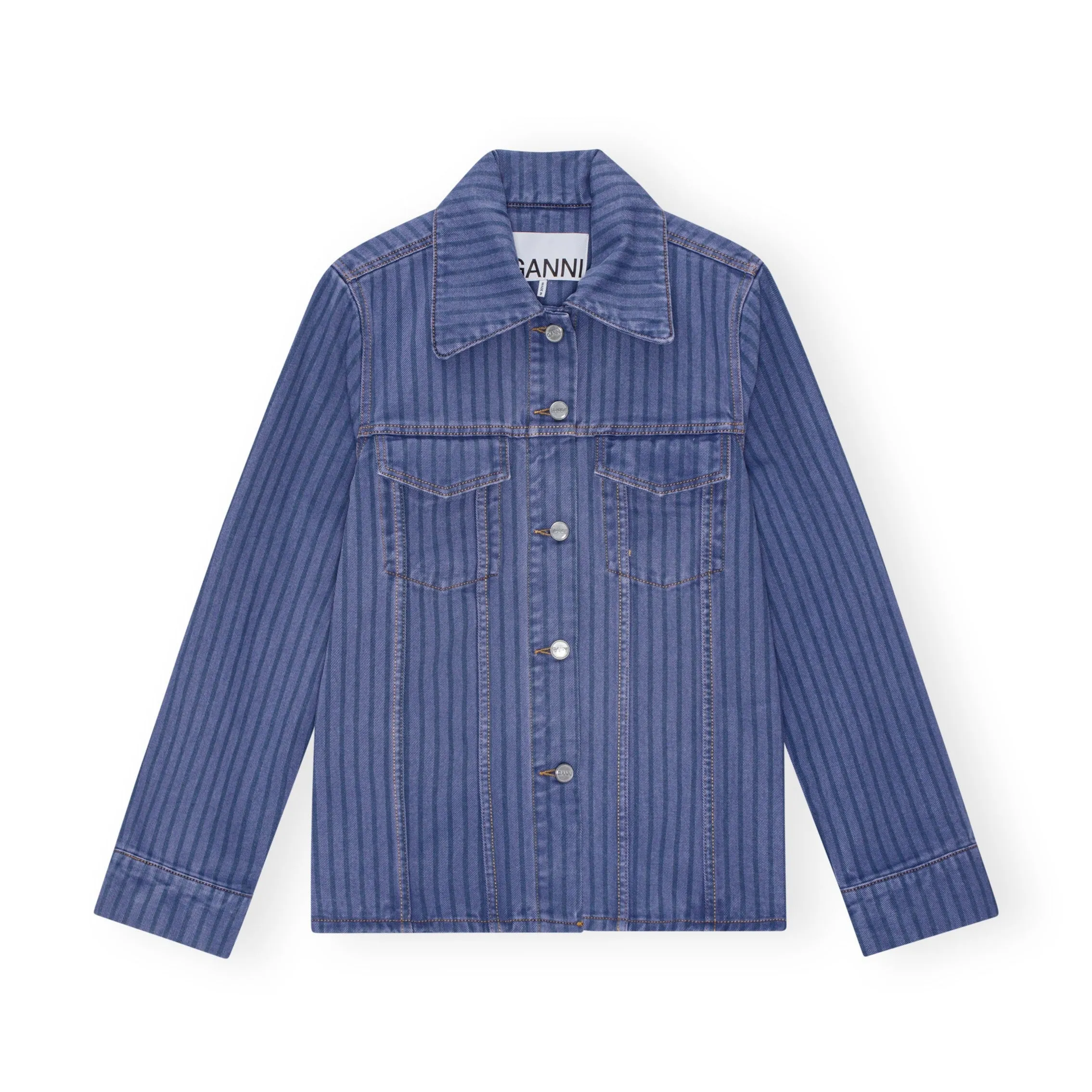 DENIM JACKET | OVERDYED STRIPE