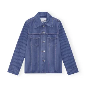 DENIM JACKET | OVERDYED STRIPE