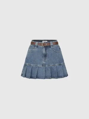 Denim Mini Skirts