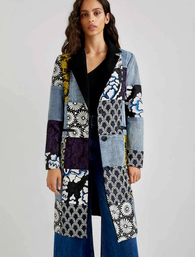 Denim Patch Coat -  Hamburgo
