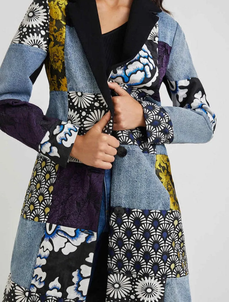 Denim Patch Coat -  Hamburgo