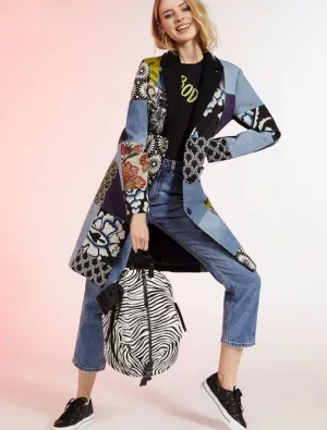 Denim Patch Coat -  Hamburgo