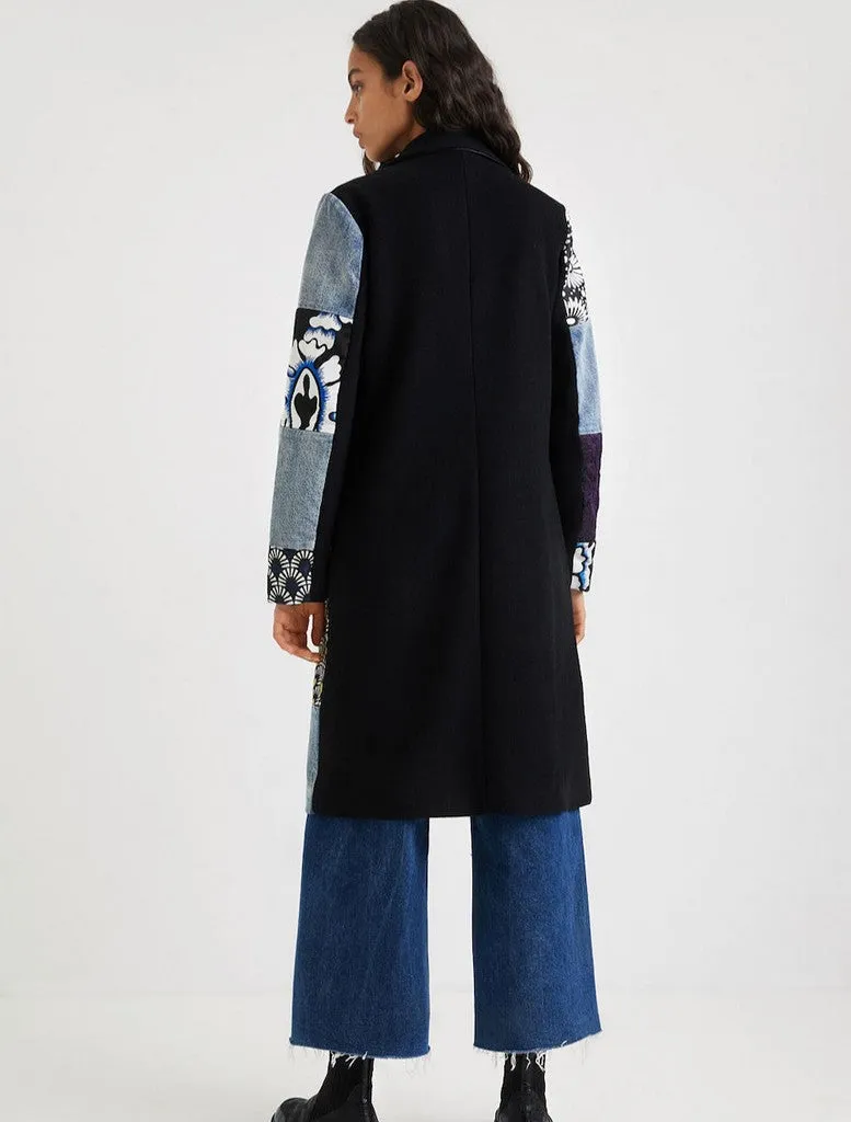 Denim Patch Coat -  Hamburgo