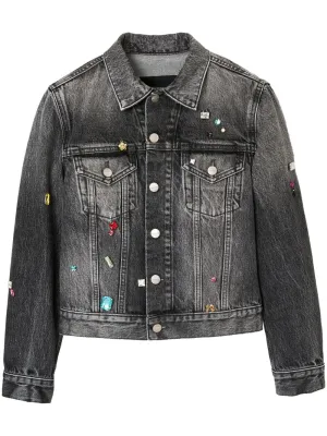 Denim trucker jacket
