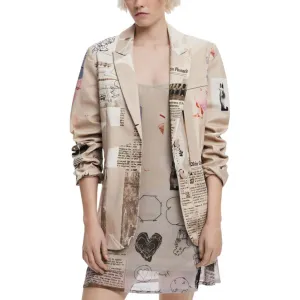 Desigual Beige Cotton Suits & Blazer