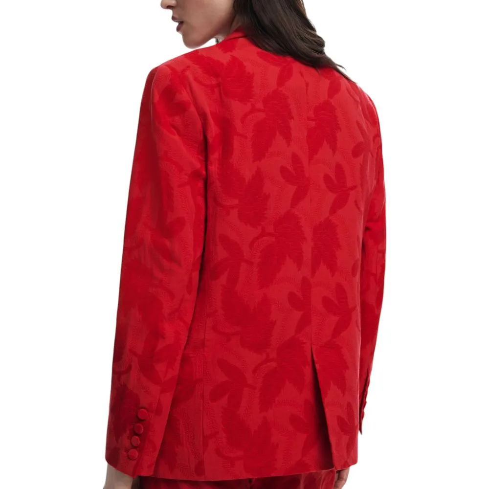 Desigual Red Cotton Suits & Blazer