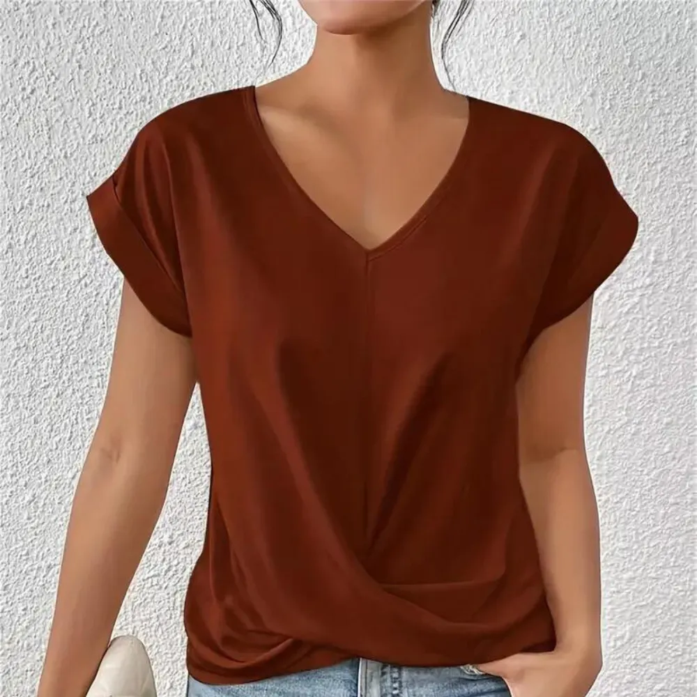 Diana - V-neck Blouse for Women - Soft & Versatile