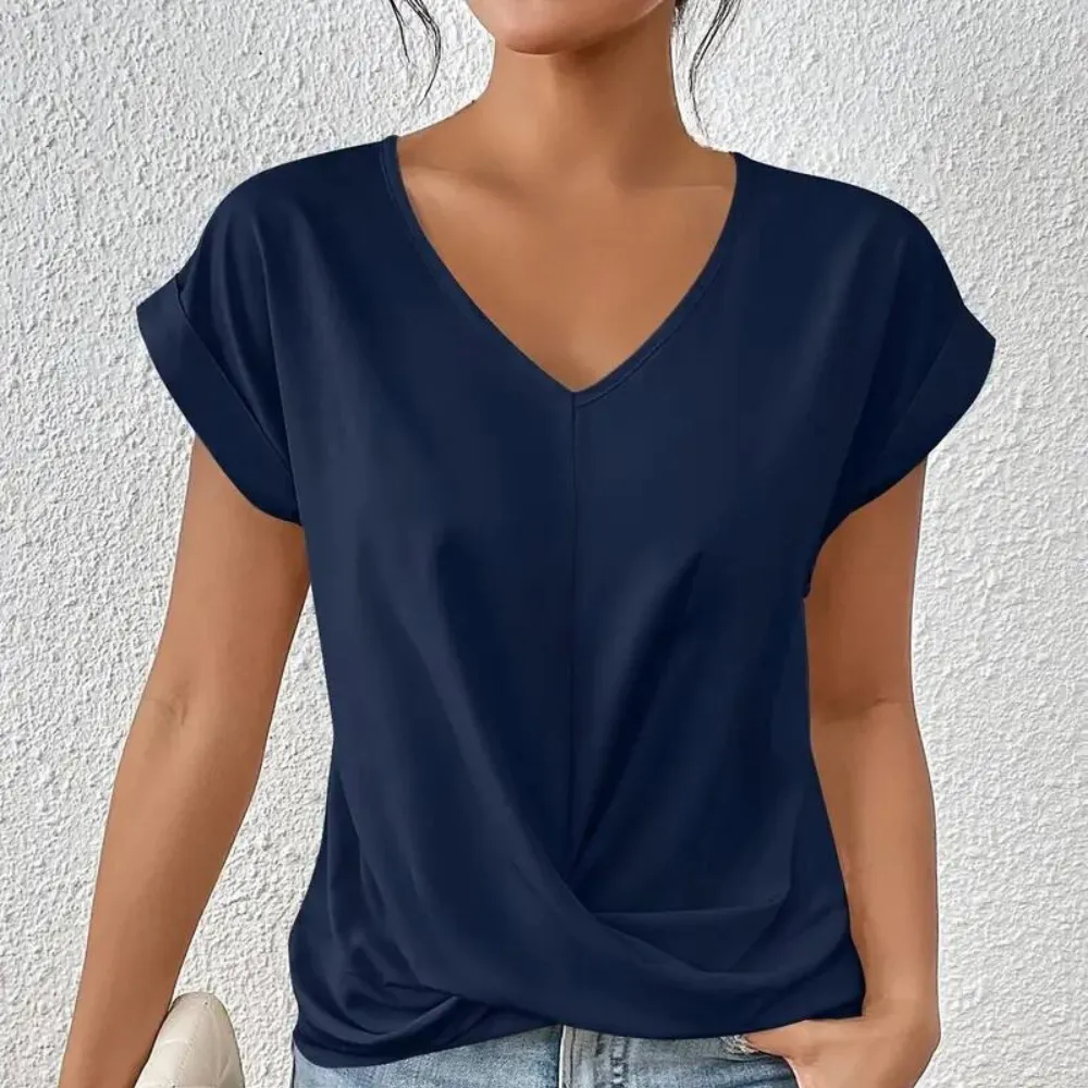 Diana - V-neck Blouse for Women - Soft & Versatile