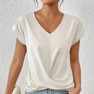 Diana - V-neck Blouse for Women - Soft & Versatile