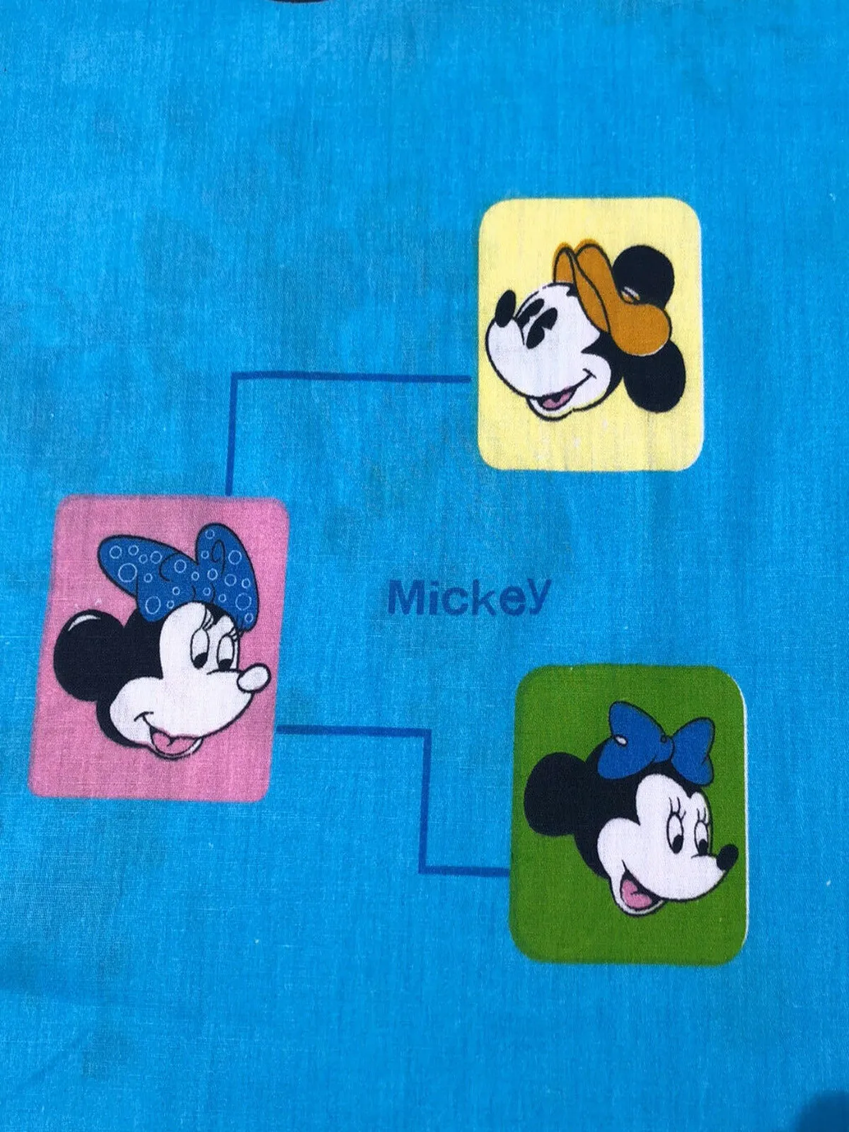 Disney Mickey Mouse Adventure Blue Cotton Fabric