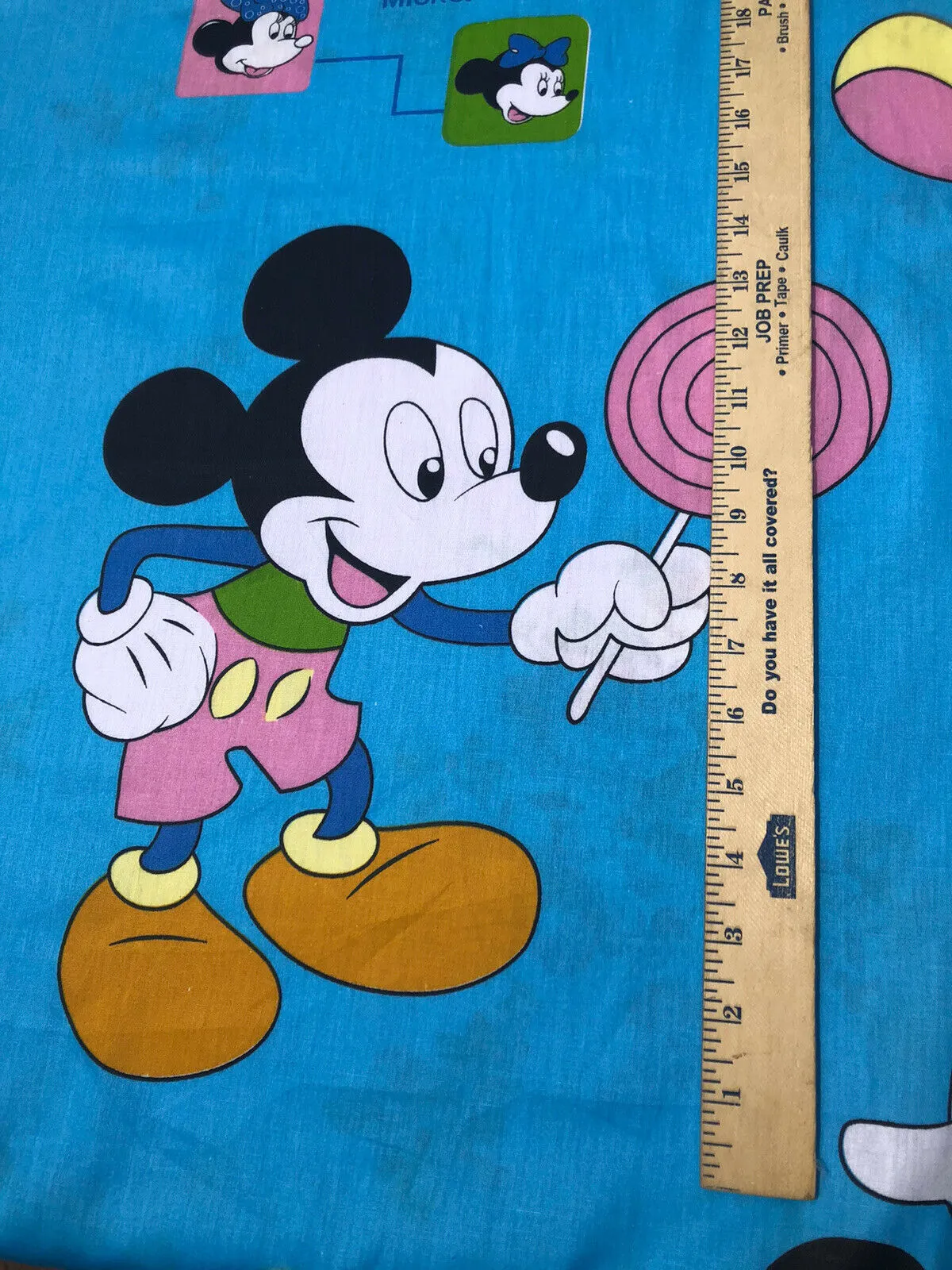 Disney Mickey Mouse Adventure Blue Cotton Fabric