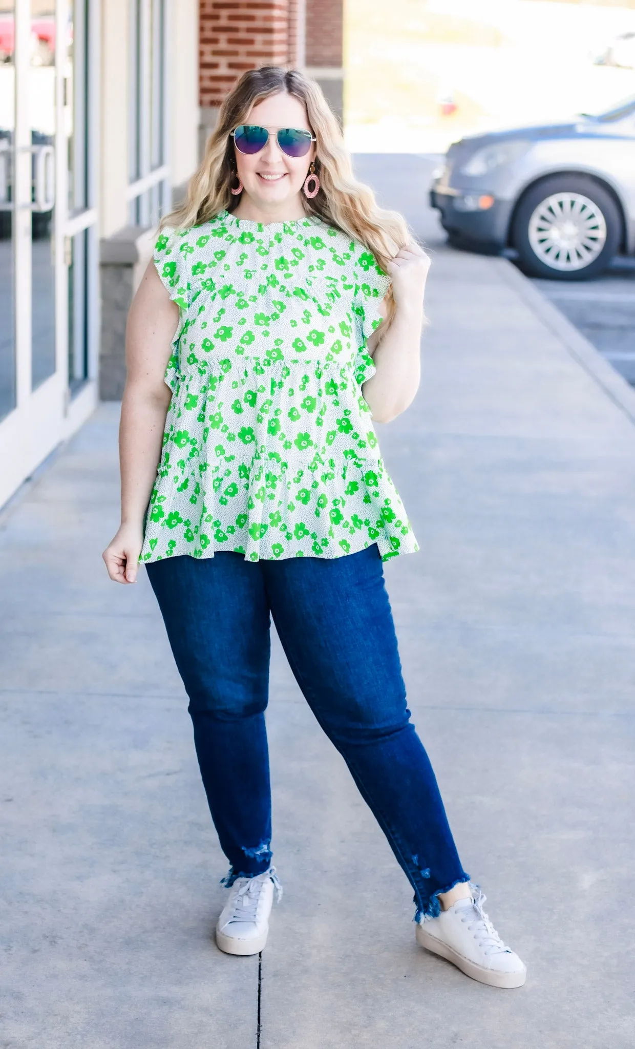 Ditsy Floral Spring Top