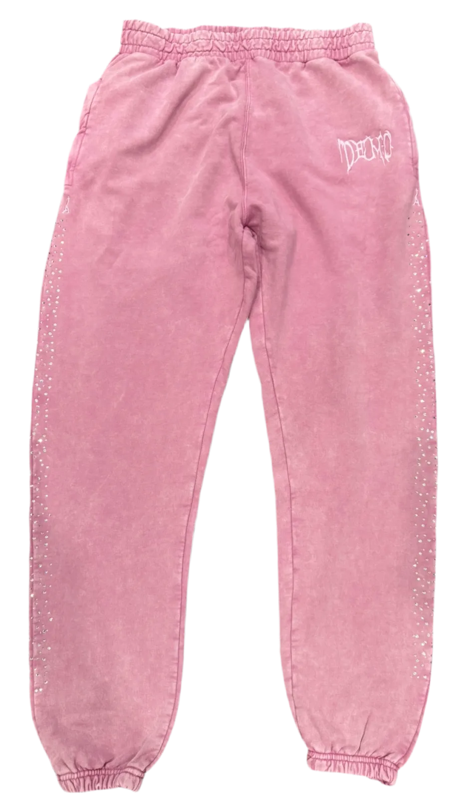 Démolir Rhinestone Sweatpants Bubblegum