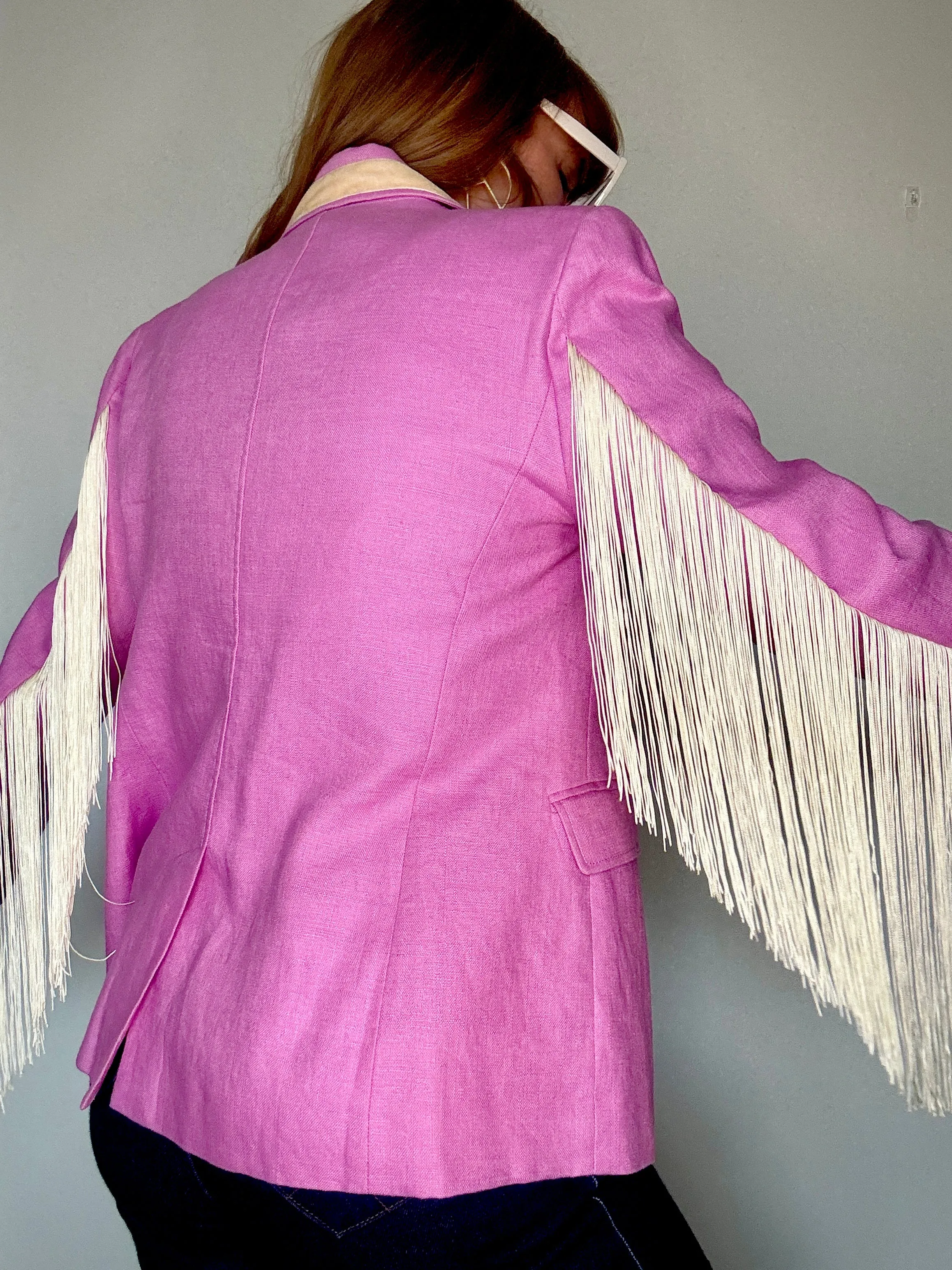 Dolly Blazer in Flamingo Whip