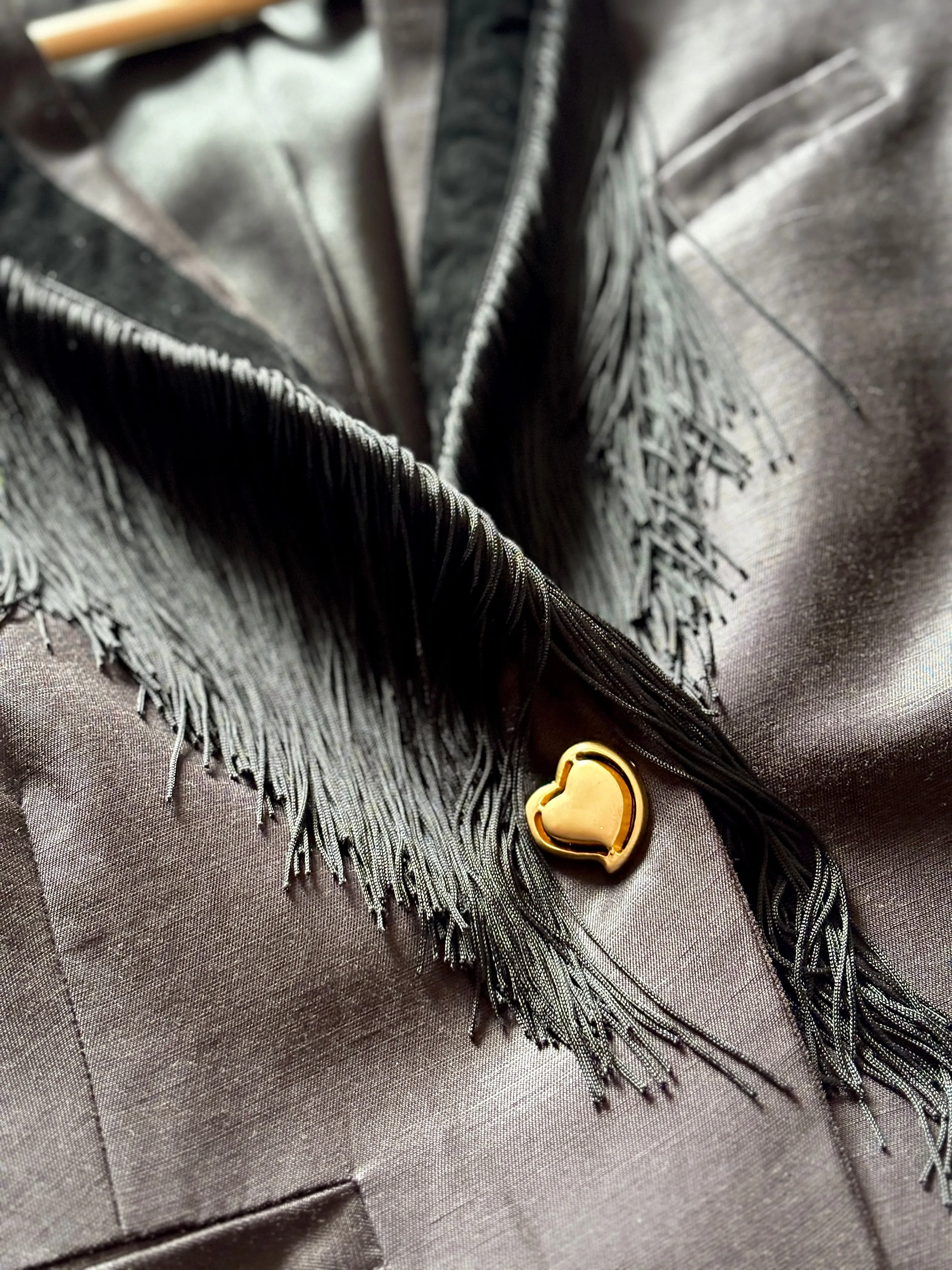 Dolly Blazer in Gold Cola