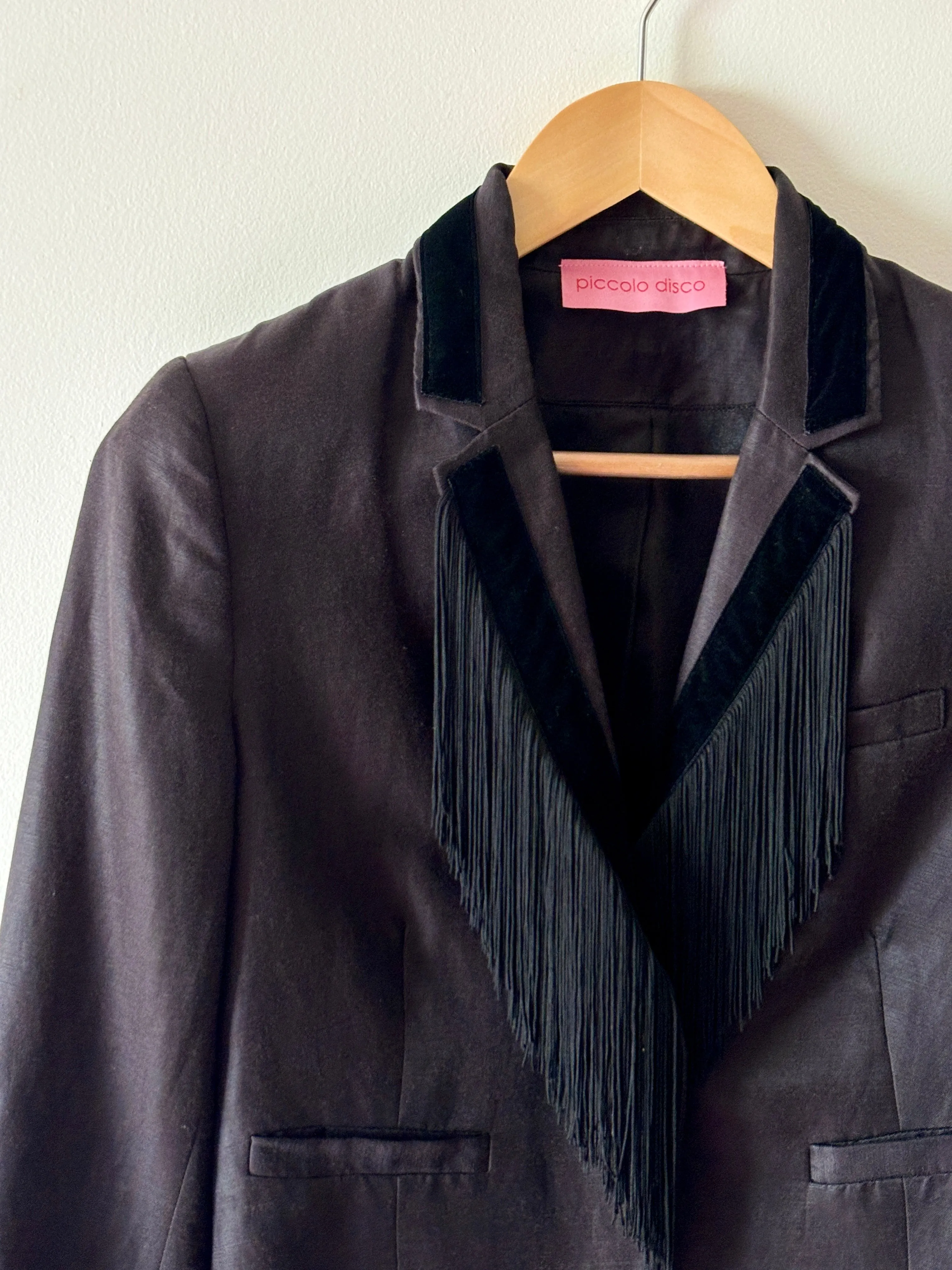 Dolly Blazer in Gold Cola