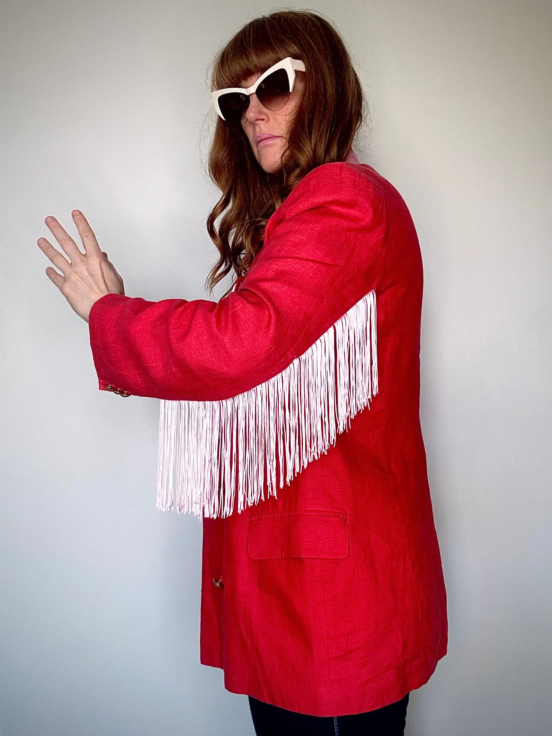 Dolly Blazer in Valentine Rosé