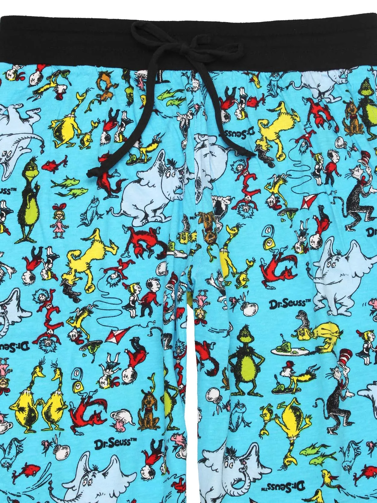 Dr. Seuss Characters Grinch Cat in the Hat Holiday Jogger Pajama Pants