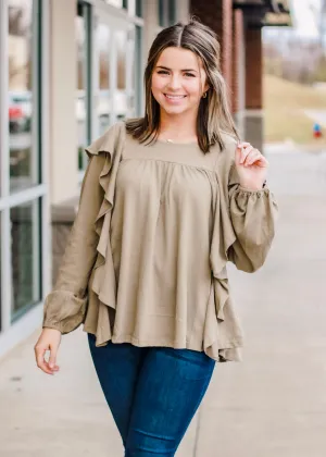 Easy Living Ruffles Long Sleeve