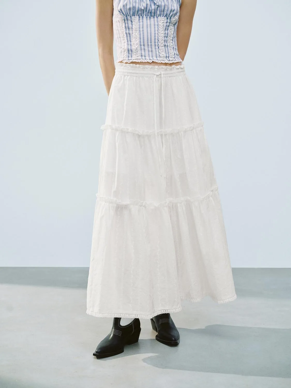 Elastic A-Line Skirts