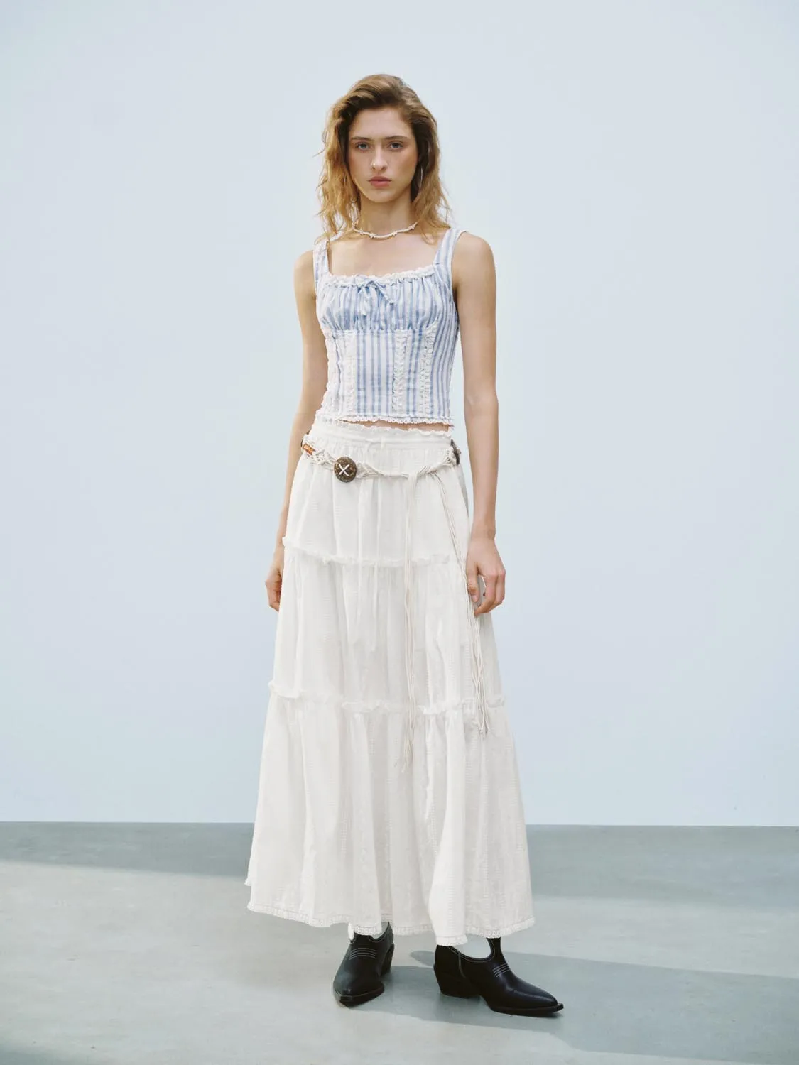 Elastic A-Line Skirts