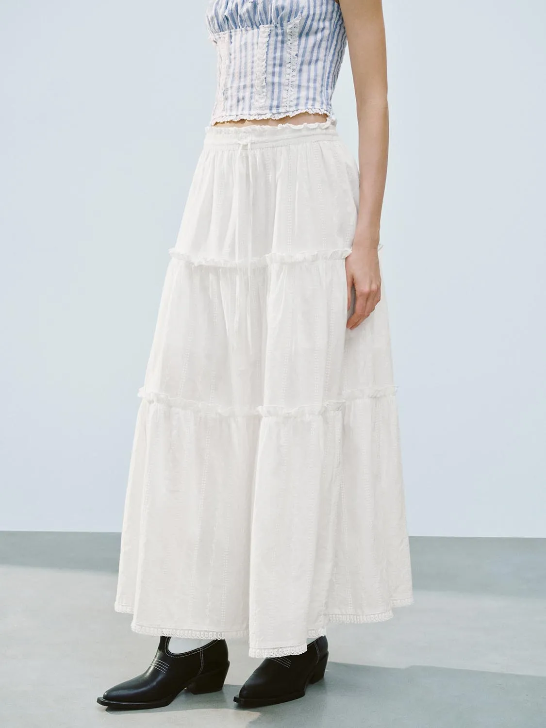 Elastic A-Line Skirts