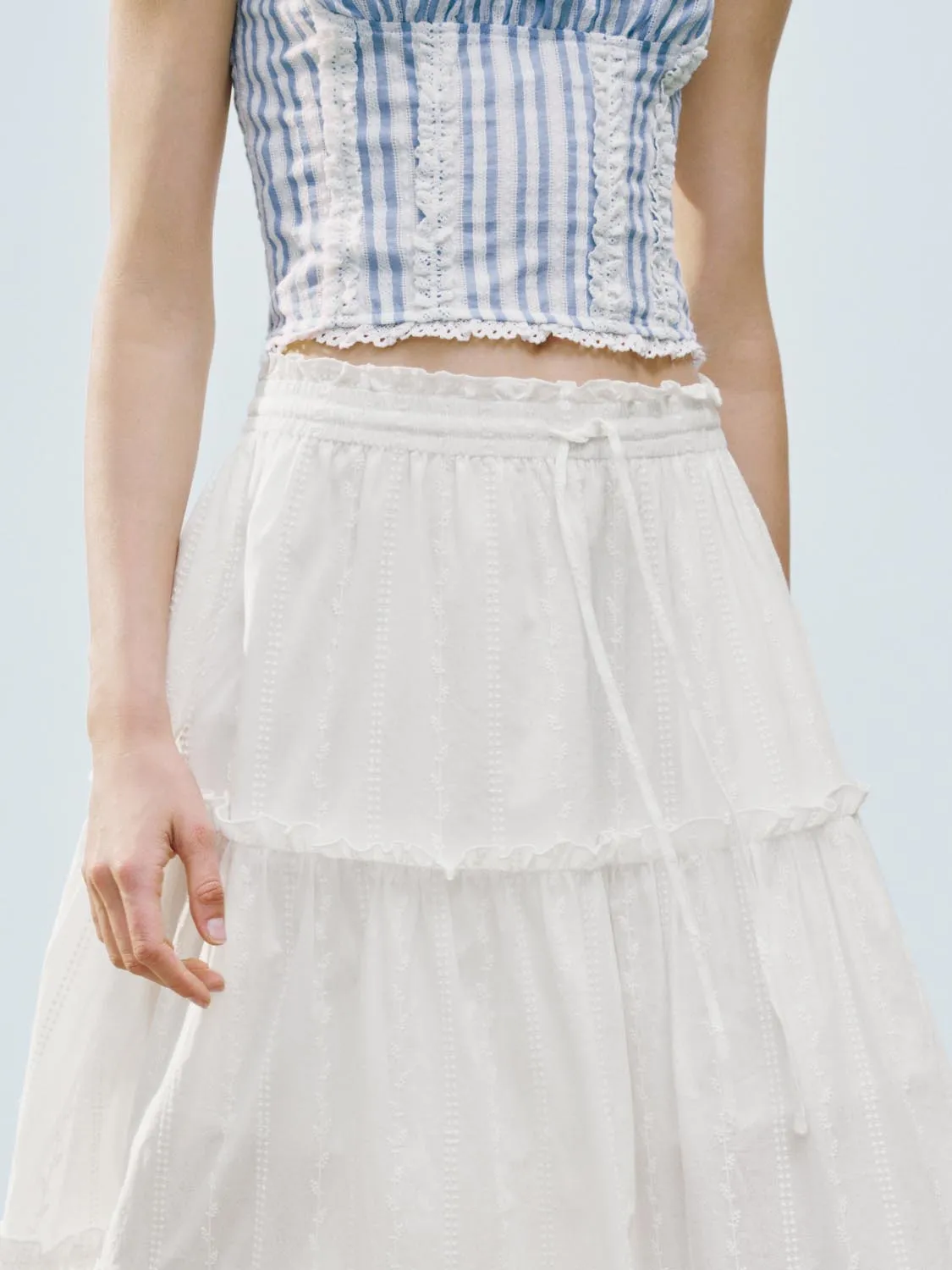 Elastic A-Line Skirts