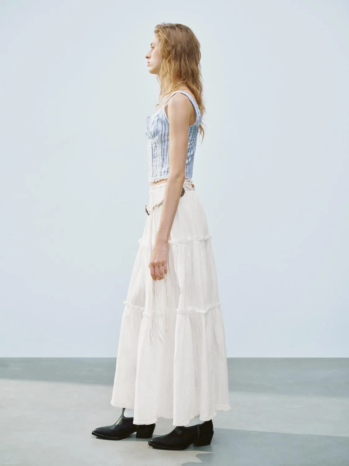 Elastic A-Line Skirts