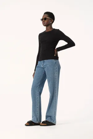 Elka Collective - Nola Long Sleeve Top in Black