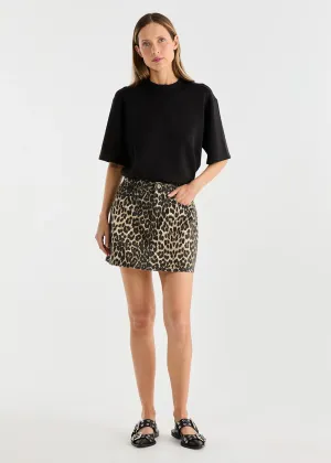 ENA PELLY Suri Mini Skirt - Leopard