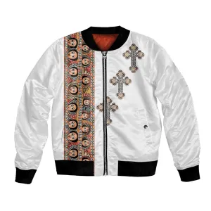 Ethiopia Angels Tilet With Cross Bomber Jacket LT15