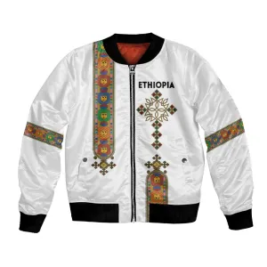 Ethiopia Saba Kemis Bomber Jacket Lion Of Judah LT15