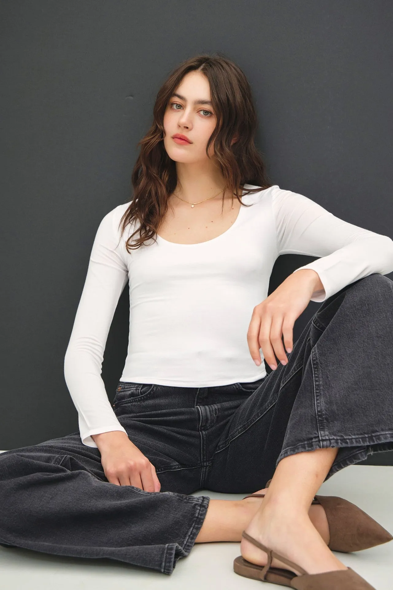 Fall's Basic Long Sleeve Top