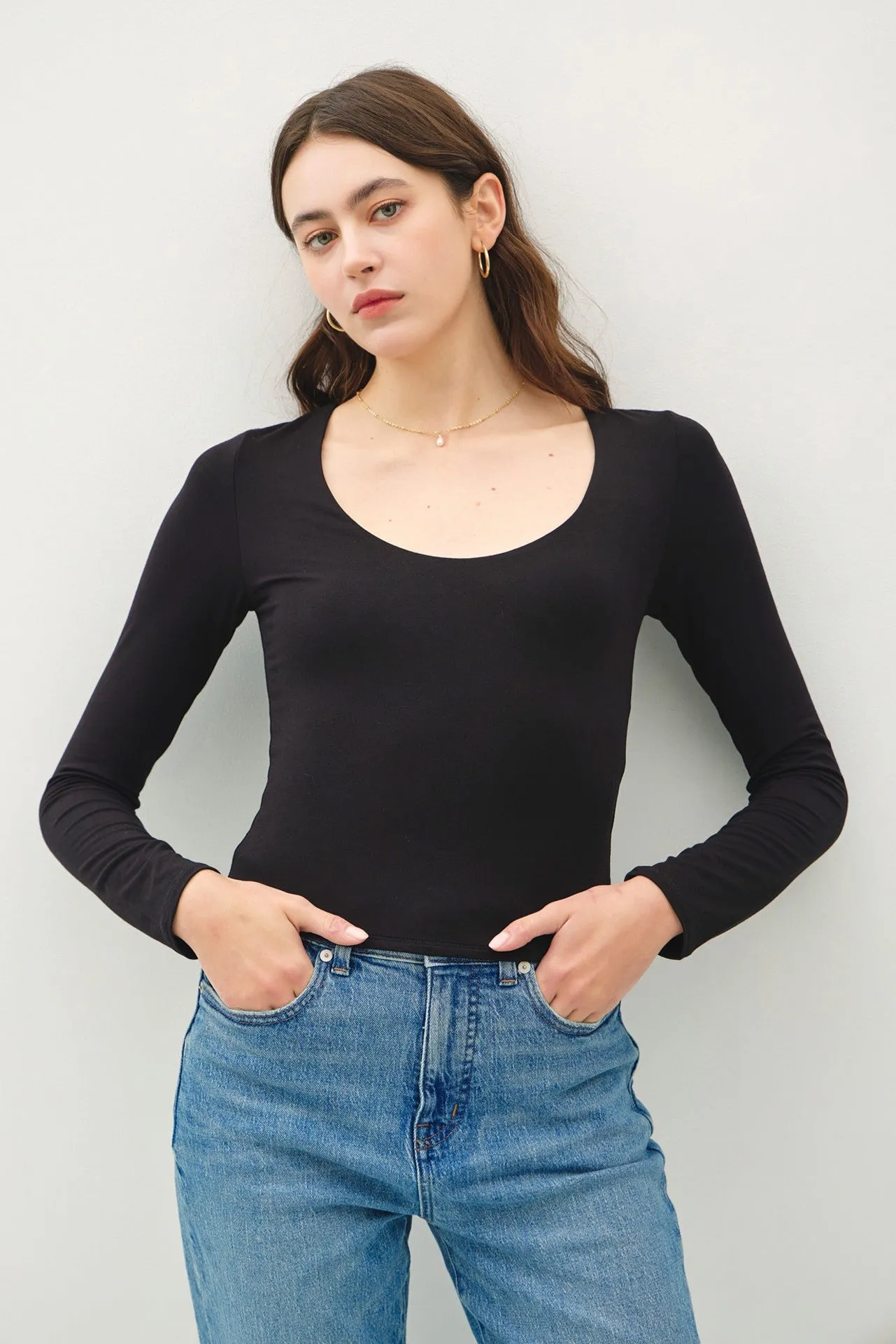 Fall's Basic Long Sleeve Top