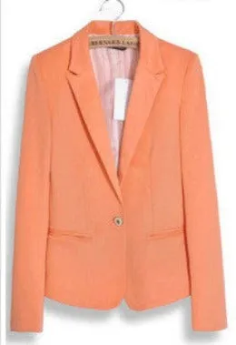 Fashion Jacket Blazer Women Suit Foldable Long Sleeves Lapel Coat Lined With Striped Single Button Vogue Blazers XL