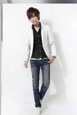 Fashion Men suit Slim Fit blazer coat jackets Shirt Stylish Cotton Solid 8 Colors