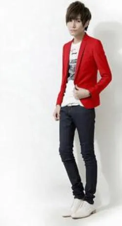 Fashion Men suit Slim Fit blazer coat jackets Shirt Stylish Cotton Solid 8 Colors