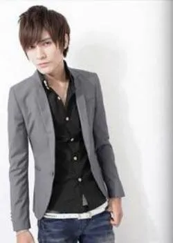Fashion Men suit Slim Fit blazer coat jackets Shirt Stylish Cotton Solid 8 Colors