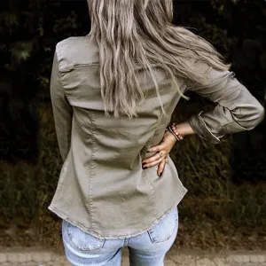 Fashionable denim jacket - High-quality craftsmanship for durability