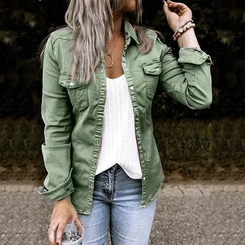 Fashionable denim jacket - High-quality craftsmanship for durability