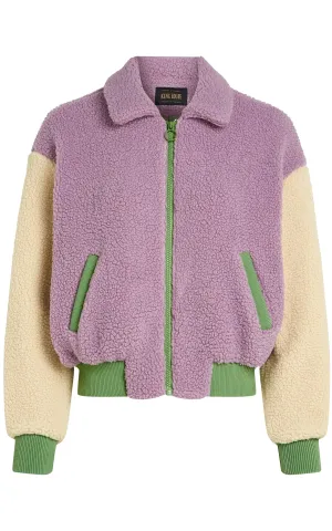Fay Jacket Teddy Sheer Lilac