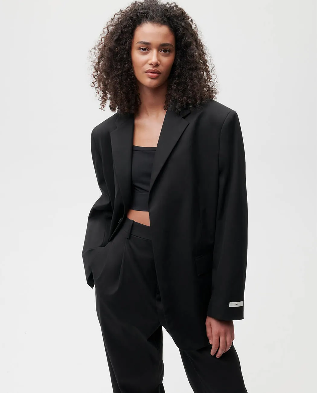 Female readymade poly cotton blazers