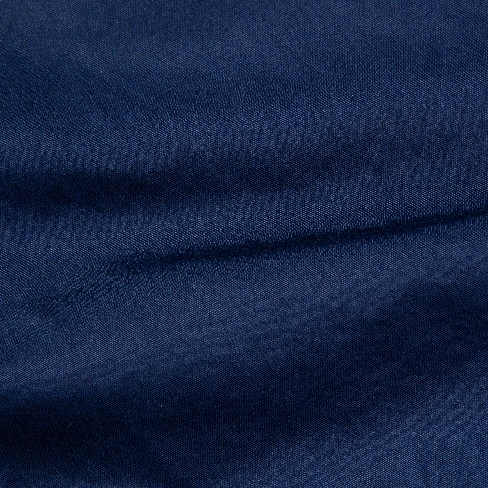 Finamore Tokyo Shirt Sergio Collar Poplin navy