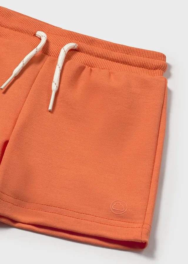 Fleece Shorts, Coral, 621