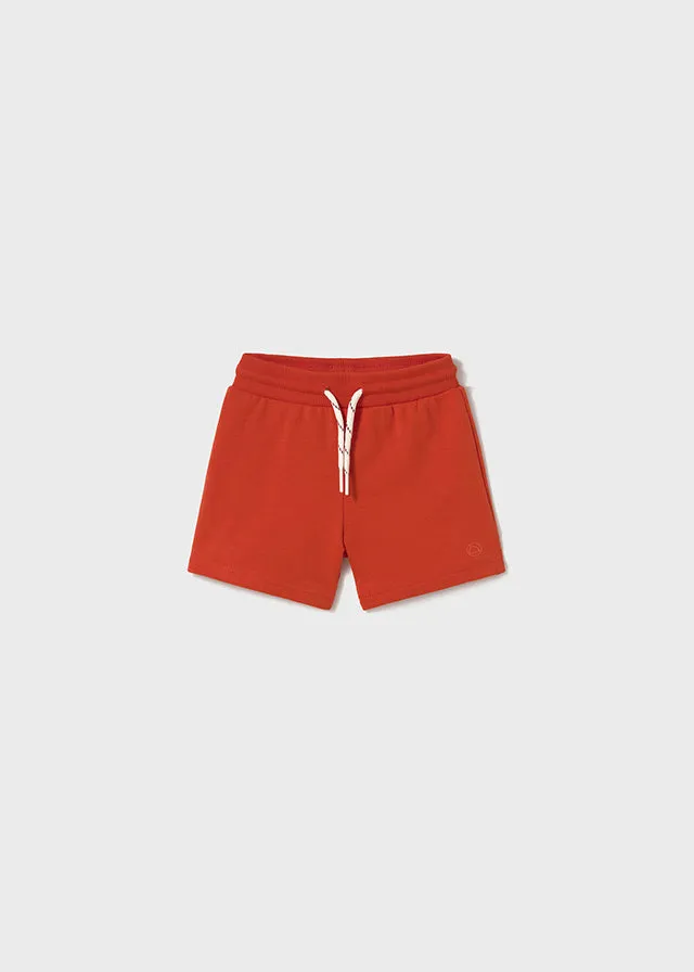 Fleece Shorts, Red, 621