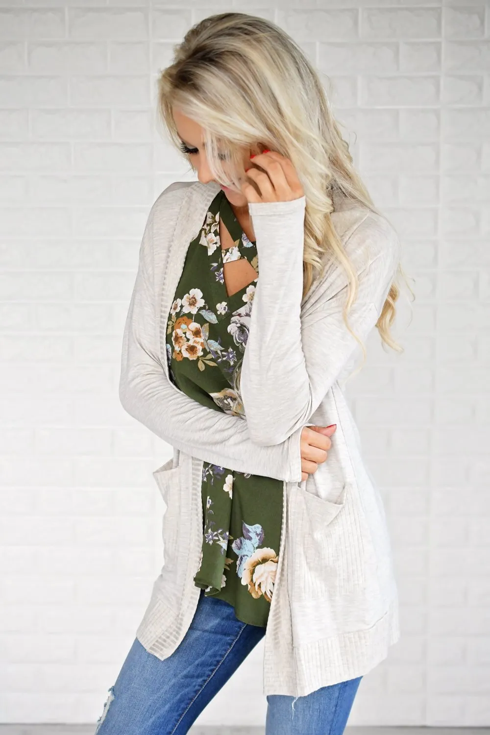 Flirting in Floral Tank Top