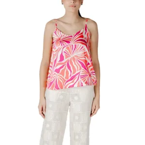 Floral Print Camisole and White Pants