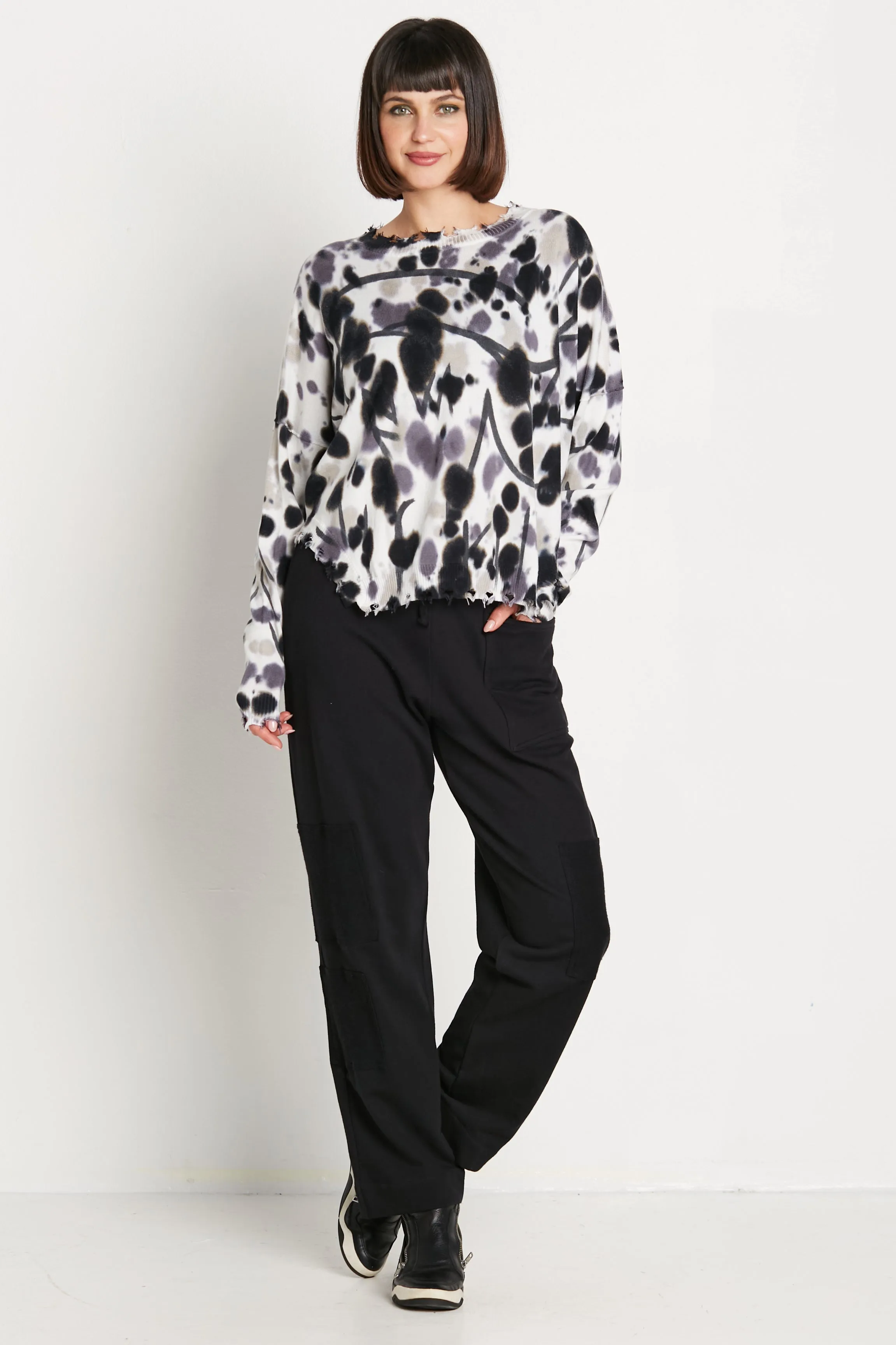 French Terry Patch Pants